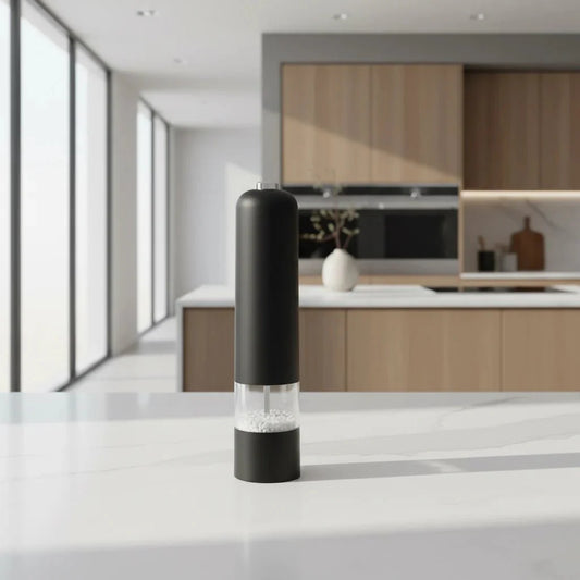 RAPIDWÜRZ – Electric Salt and Pepper Grinder Set with One-Hand Operation and LED Light