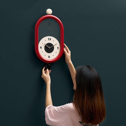 ELEGATIME – Long Wall Clock with Luxurious 3D Design and Silent Movement