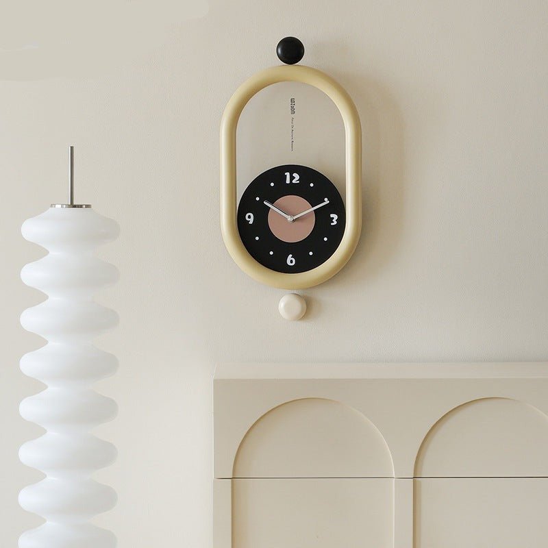 ELEGATIME – Long Wall Clock with Luxurious 3D Design and Silent Movement