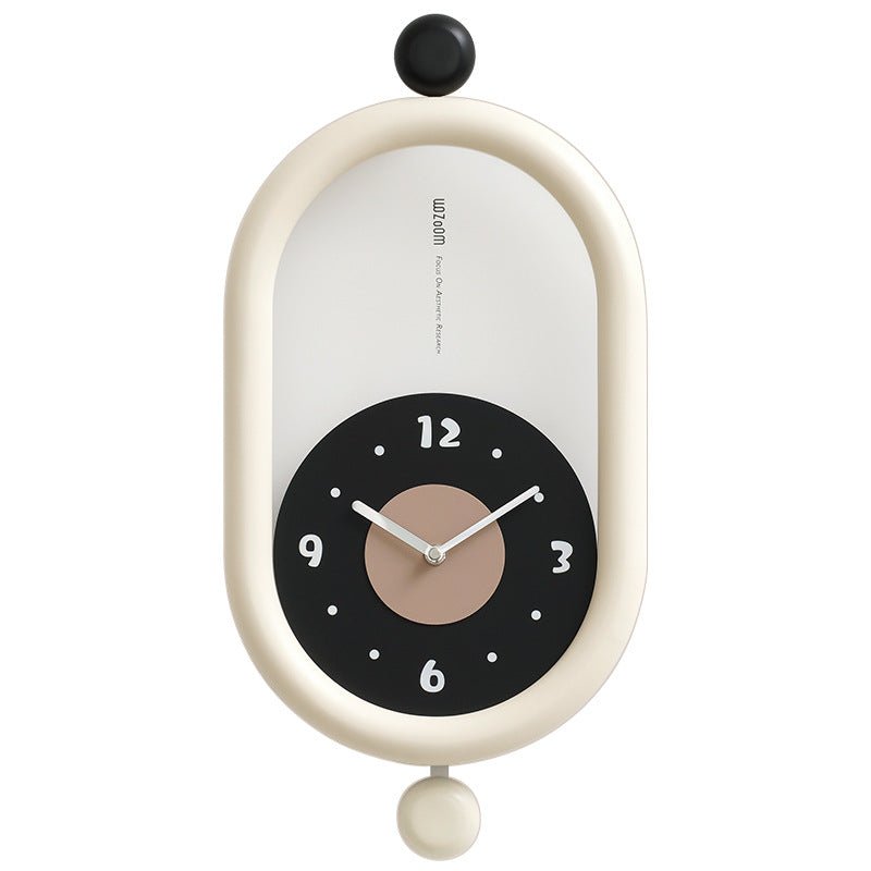 ELEGATIME – Long Wall Clock with Luxurious 3D Design and Silent Movement
