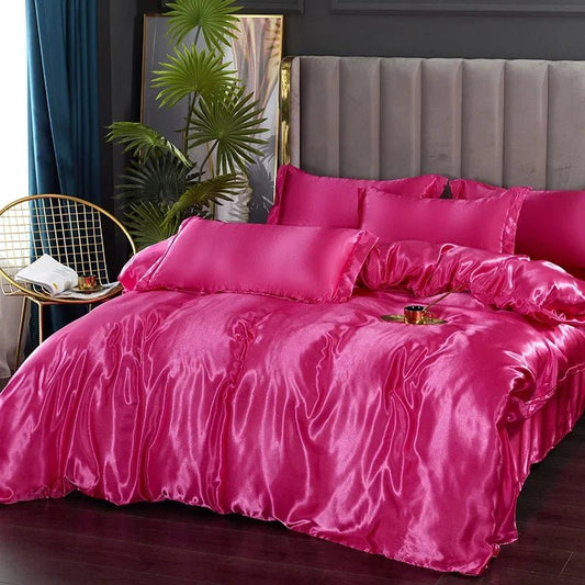 SATINLUXE – Elegant Satin Silk Bedding Set for Restful Sleep Comfort