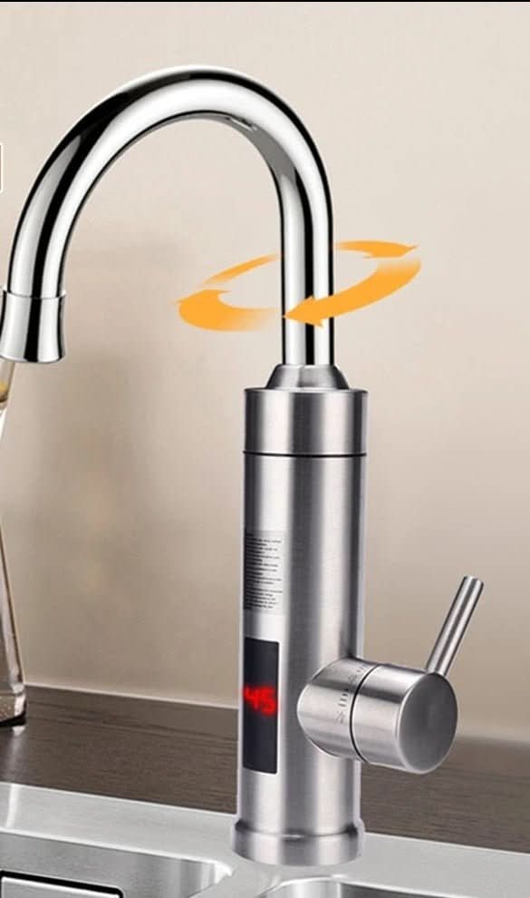 HEATFLOW Kitchen Tap - Electric kitchen tap with direct hot & cold water at the touch of a button
