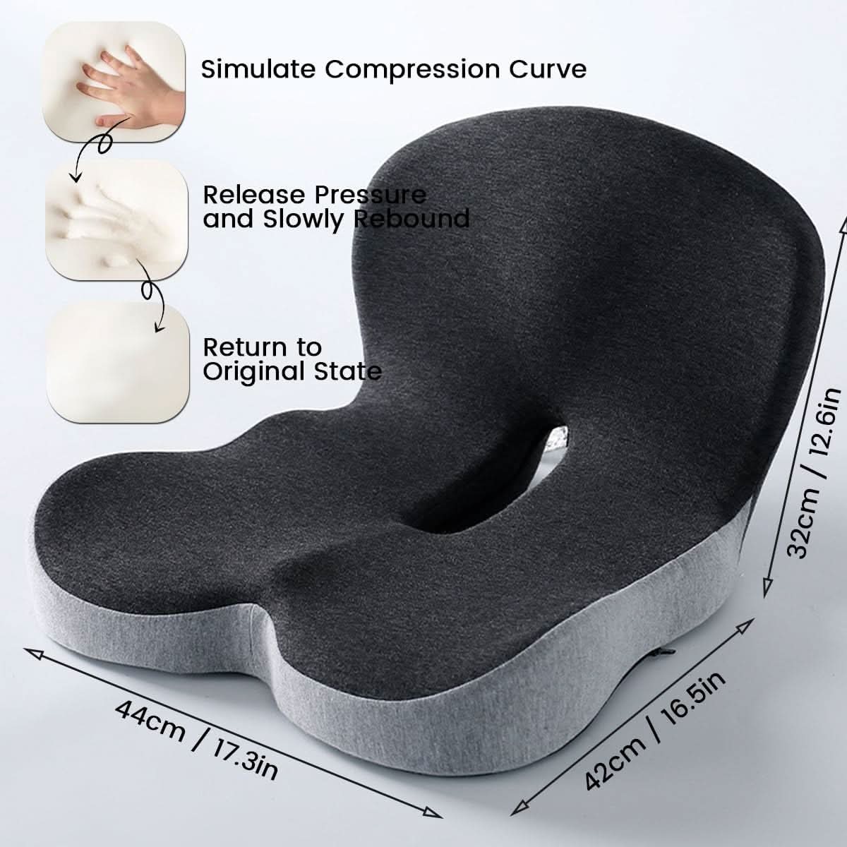 ERGOCOMFORT PAD – Premium Memory Foam Pillow for Posture & Comfort