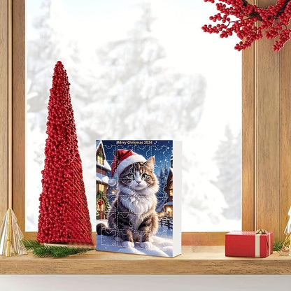 PURRICAL – 24-Day Cat Advent Calendar with Vintage Acrylic Charms