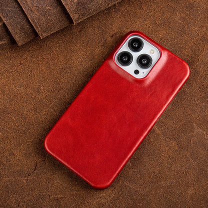 WAXEDHIDE – Premium Genuine Leather MagSafe iPhone Case with Oil-Wax Coating