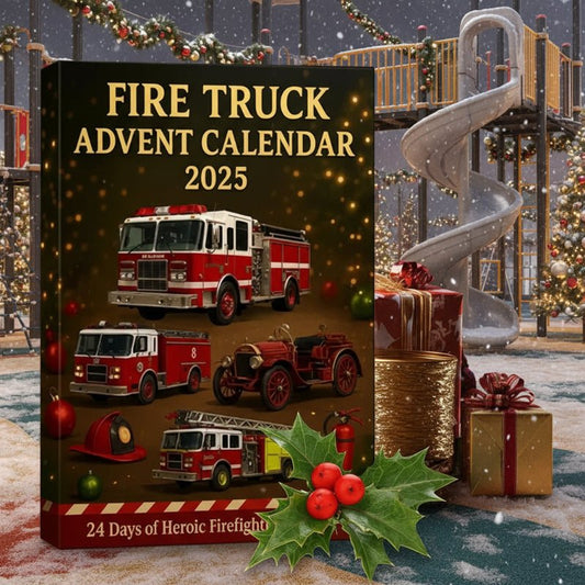 FIRESPARK 2025 – 24-day fire truck advent calendar for children with festive countdown