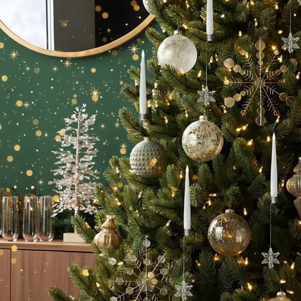 LUMITWIG – LED candle set without flame for Christmas trees & festive decorations