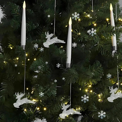 LUMITWIG – LED candle set without flame for Christmas trees & festive decorations