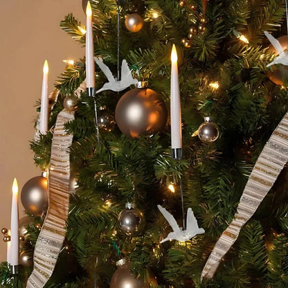 LUMITWIG – LED candle set without flame for Christmas trees & festive decorations