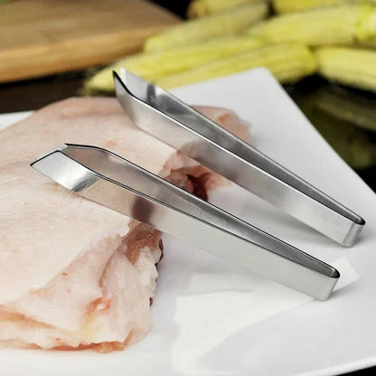 FISHBONEGRIP – Stainless Steel Fishbone Tweezers for Quick Deboning