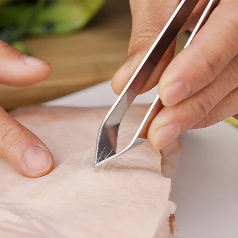 FISHBONEGRIP – Stainless Steel Fishbone Tweezers for Quick Deboning