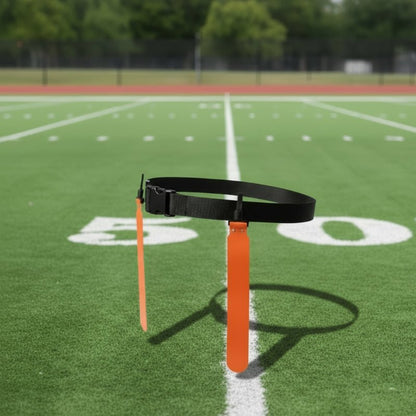 TAGPLAY – Robust rugby flag belt with adjustable hip belt for non-contact football games