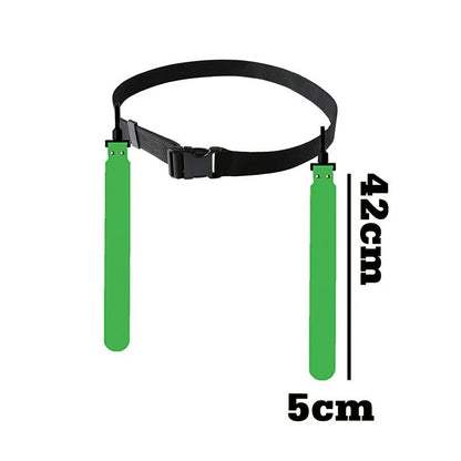 TAGPLAY – Robust rugby flag belt with adjustable hip belt for non-contact football games