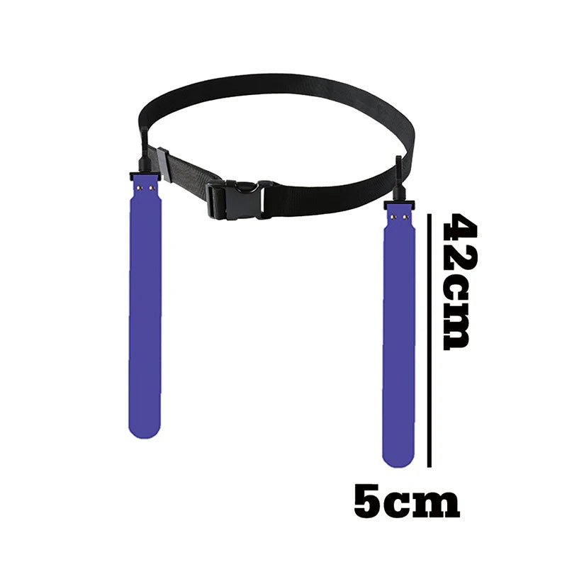 TAGPLAY – Robust rugby flag belt with adjustable hip belt for non-contact football games