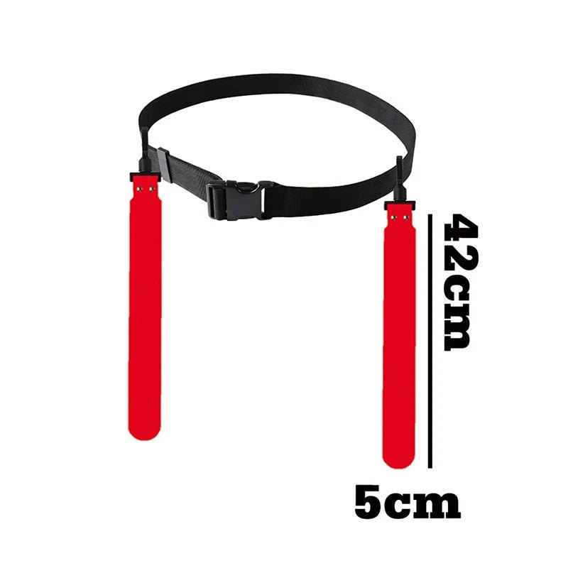 TAGPLAY – Robust rugby flag belt with adjustable hip belt for non-contact football games