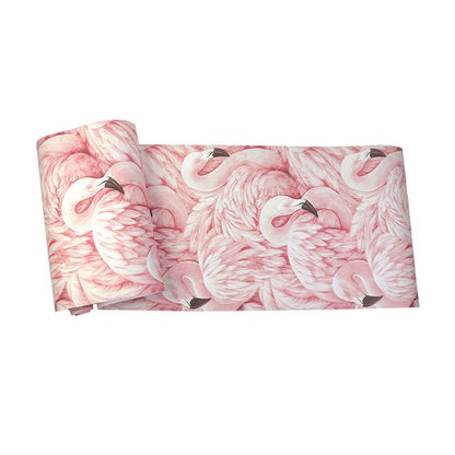 TROPICBLOSSOM – Flamingo Rose Wallpaper for Bedroom Walls, 10 m x 52 cm