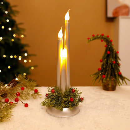 CANDLEX – Flameless LED Christmas Candles with Realistic Flickering Light