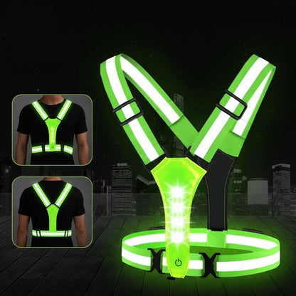 STAYLIT – USB Rechargeable LED Vest for Running, Cycling & Hiking