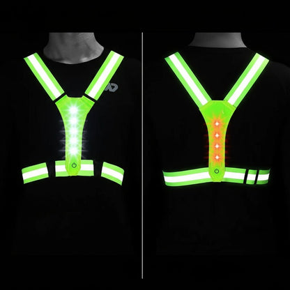 STAYLIT – USB Rechargeable LED Vest for Running, Cycling & Hiking