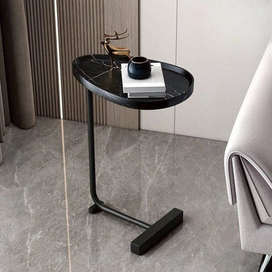 BEDWORK – Compact C-shaped side table for sofa enjoyment & working in bed