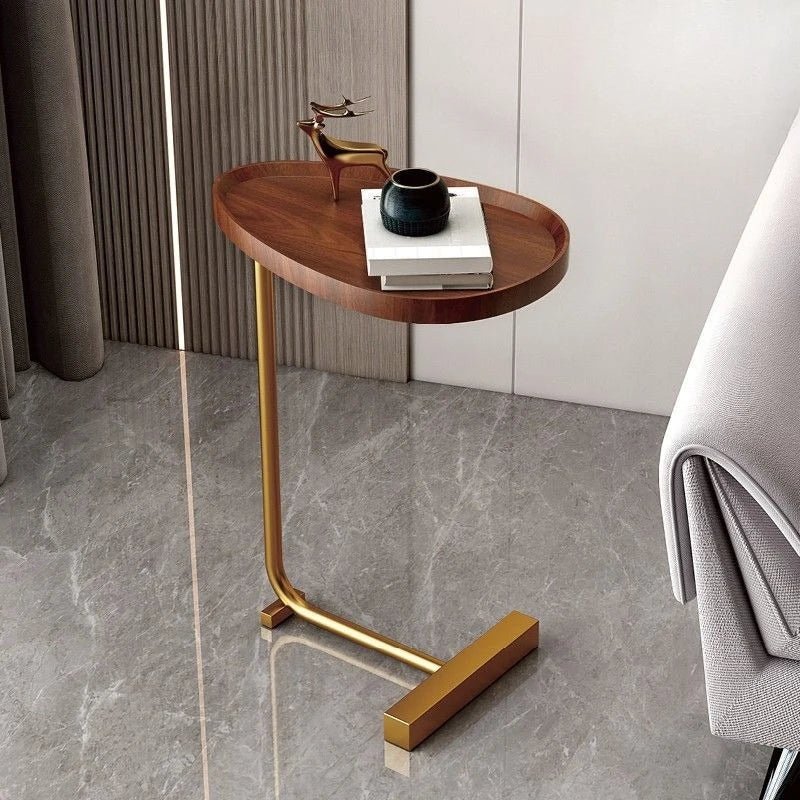 BEDWORK – Compact C-shaped side table for sofa enjoyment & working in bed