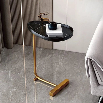 BEDWORK – Compact C-shaped side table for sofa enjoyment & working in bed