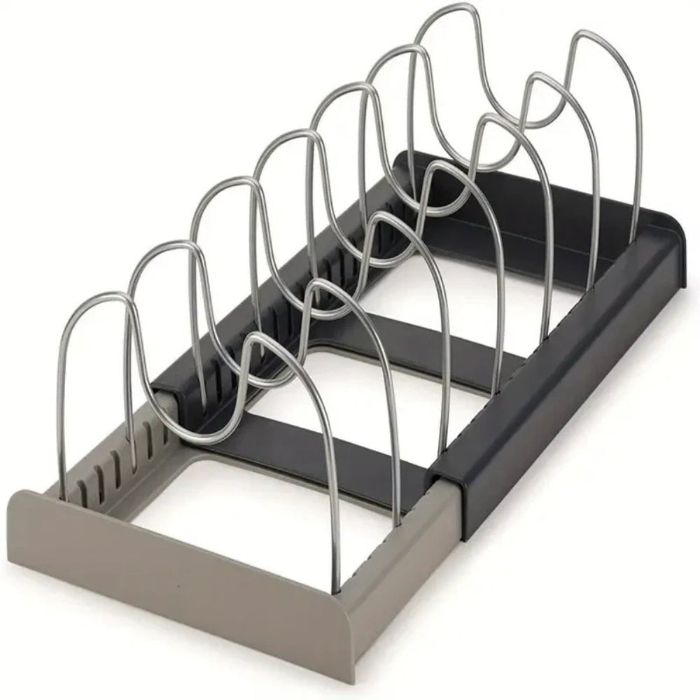 ORGANISET – Adjustable Metal Kitchen Shelf with Non-Slip Feet