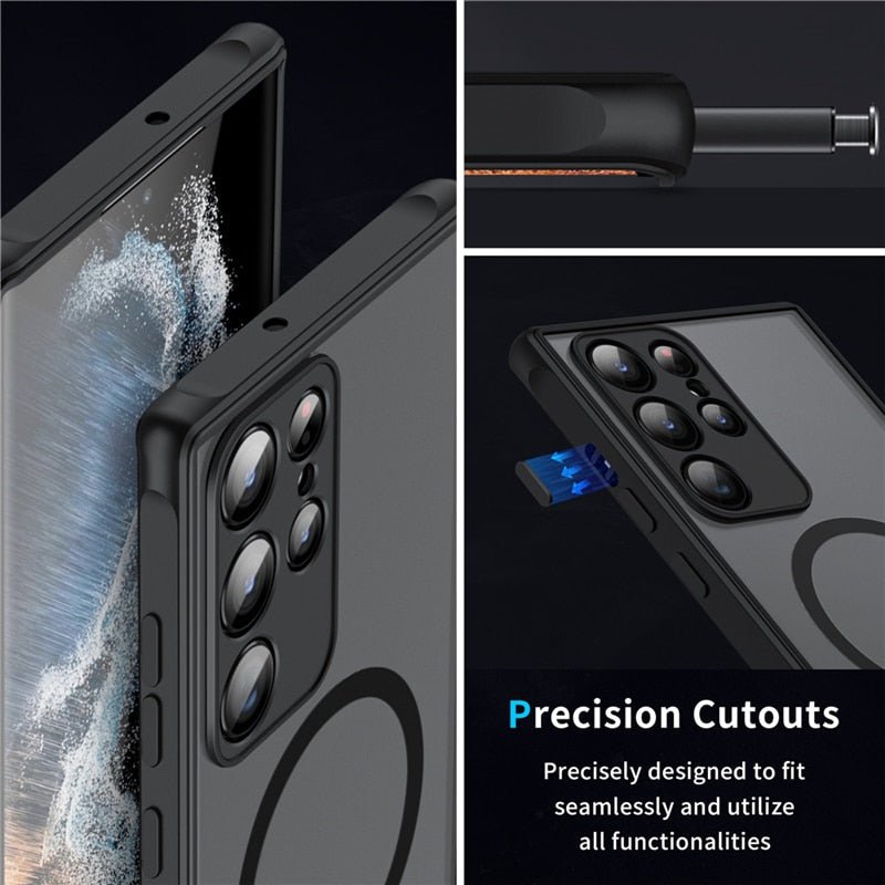 SHOCKMAG – Durable magnetic protective case for Samsung smartphones