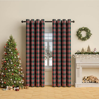 HEARTHVIEW – Classic check curtains for winter comfort