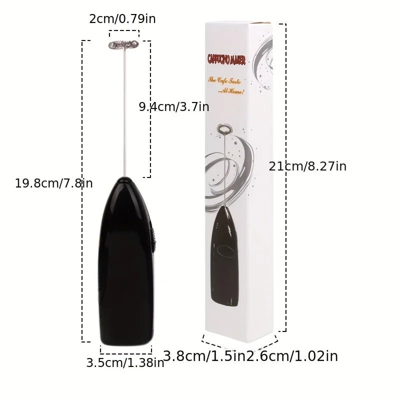 STIR POINT – Battery-operated Mini Milk Frother for Quick Frothing