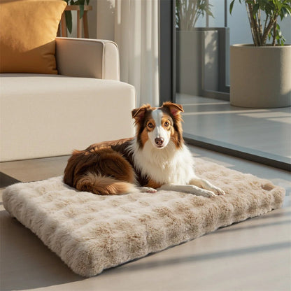 PAWLYTE – Thick plush bed with water-repellent cover