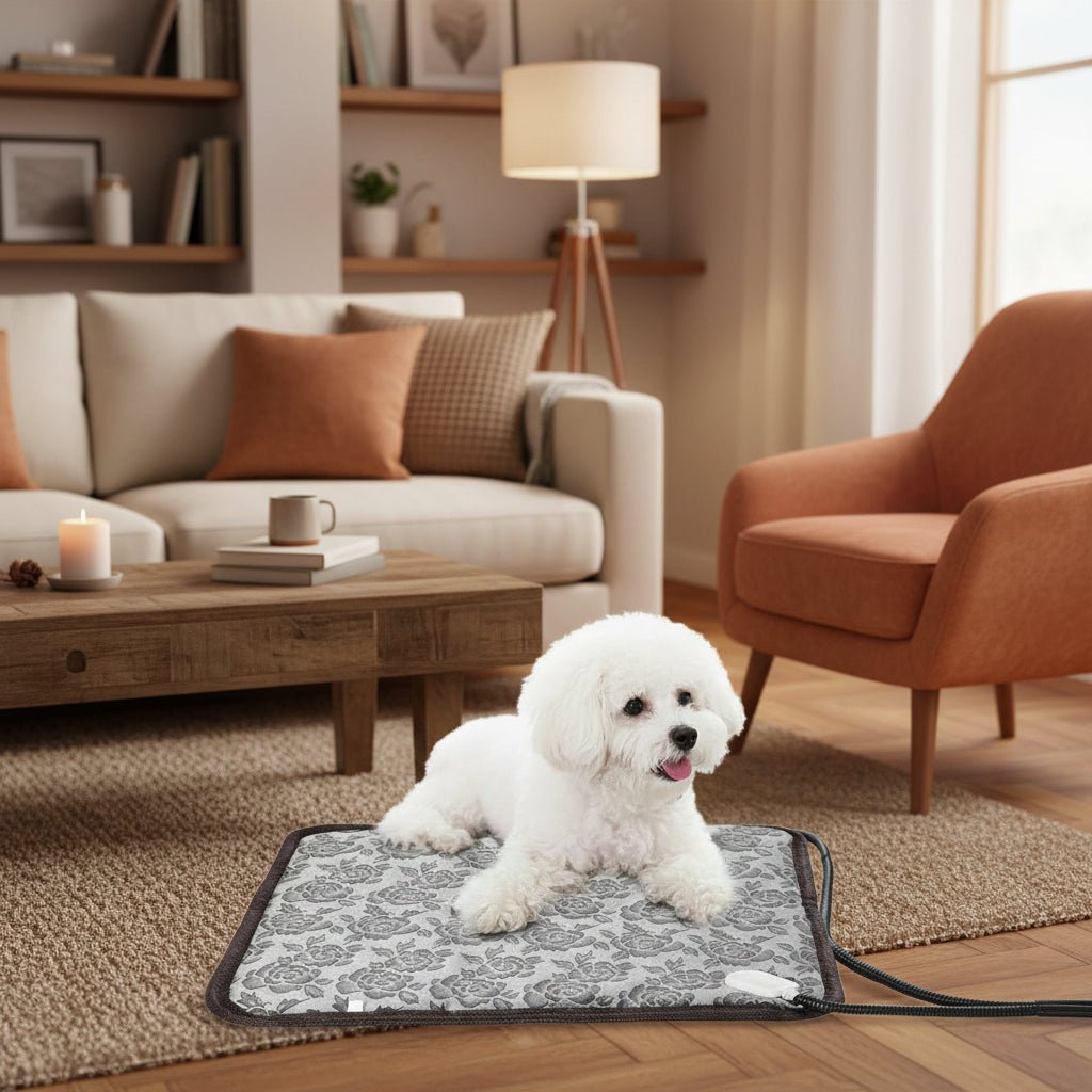 WARMFUR – Electric Pet Heating Mat with Temperature Control & Waterproof Surface