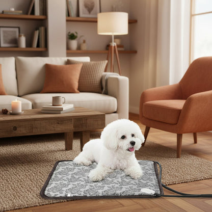 WARMFUR – Electric Pet Heating Mat with Temperature Control & Waterproof Surface