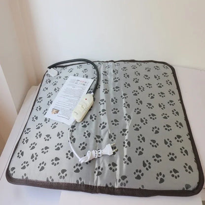 WARMFUR – Electric Pet Heating Mat with Temperature Control & Waterproof Surface