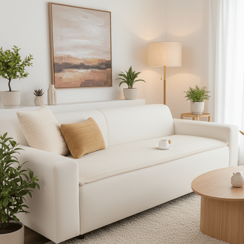 HOMEPETRA – Soft Non-Slip Sofa Cover for Pet Protection and Cozy Living