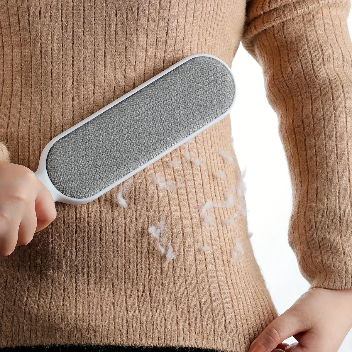 FURFLIP – Environmentally Friendly 2-Sided Pet Hair Brush with Reusable Lint Remover