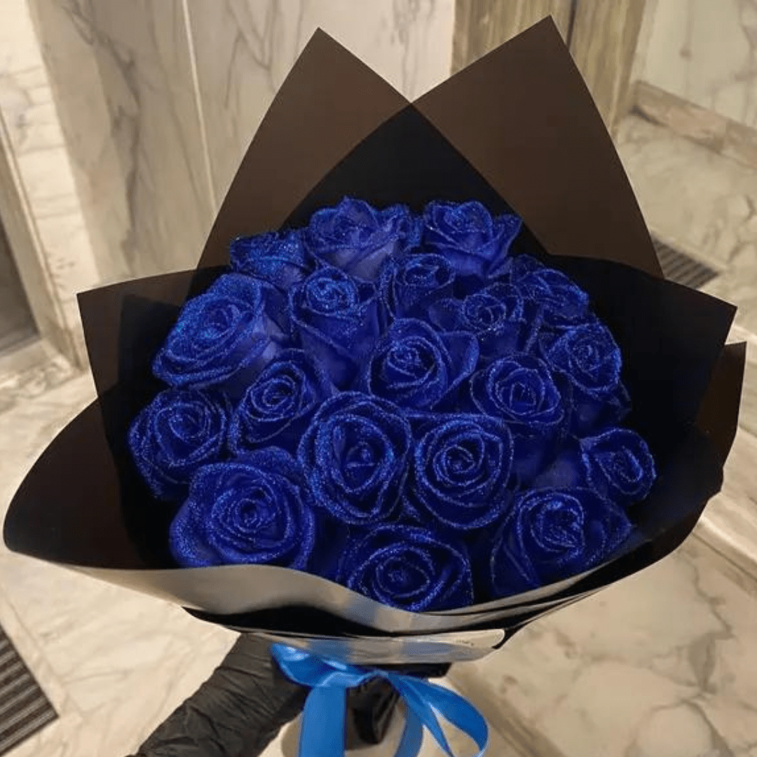 Rosalune Eternal Bloom Rose | Glitter Rose for Romantic Gifts and Home Decor