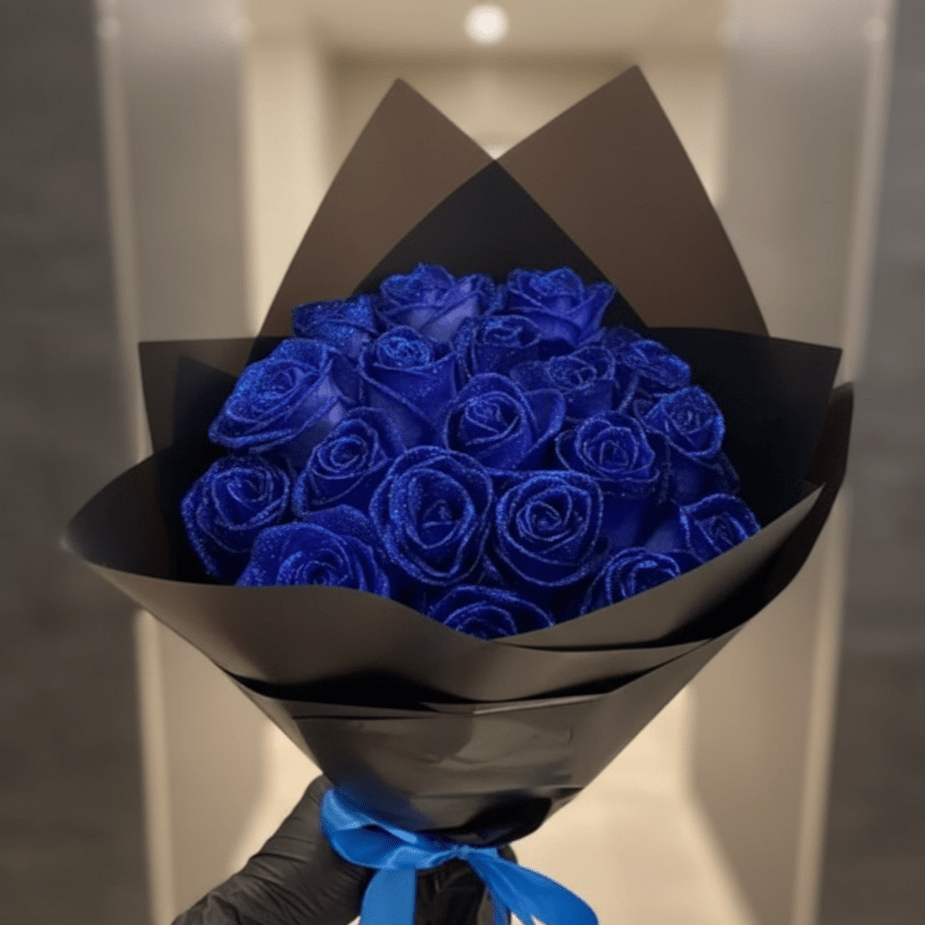 Rosalune Eternal Bloom Rose | Glitter Rose for Romantic Gifts and Home Decor
