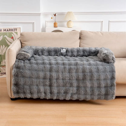 SnoozeHaven – Cozy Dog Sofa Bed with Furniture Protection
