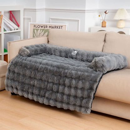SnoozeHaven – Cozy Dog Sofa Bed with Furniture Protection