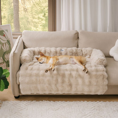 SnoozeHaven – Cozy Dog Sofa Bed with Furniture Protection