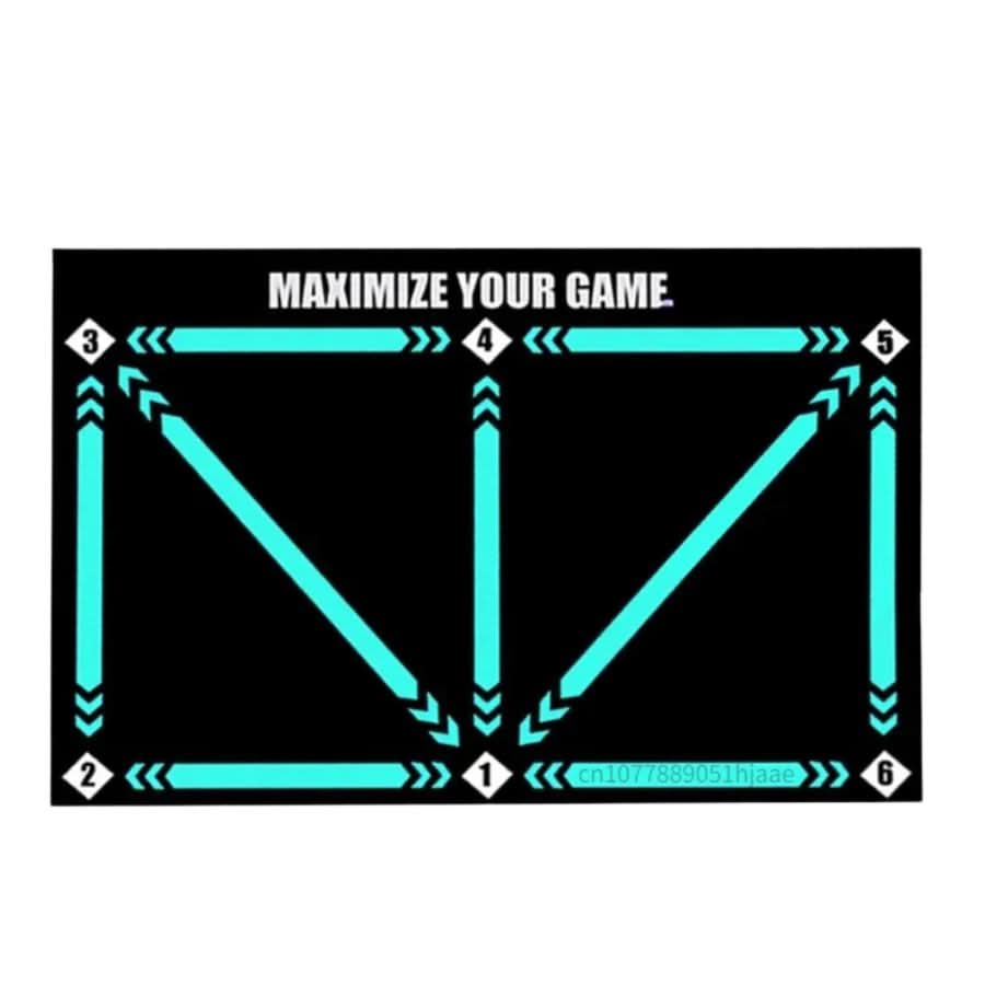 FootMaster non-slip football training mat - perfect for effective training at home