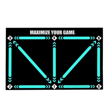 FootMaster non-slip football training mat - perfect for effective training at home
