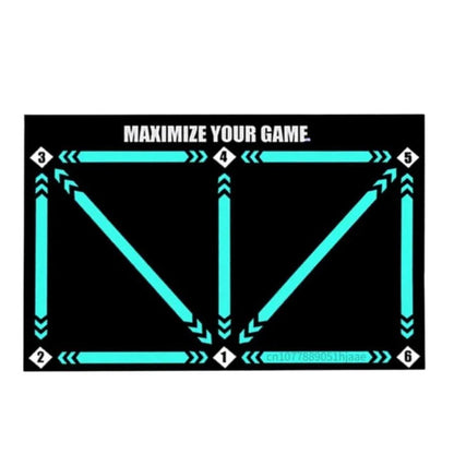 FootMaster non-slip football training mat - perfect for effective training at home