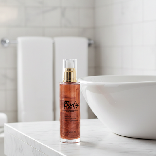 Shimmerglow Body Oil - Natural body oil for radiant & nourished skin