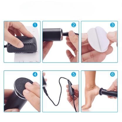 Smoothfeet - Electric pedicure file for gentle & effective foot care