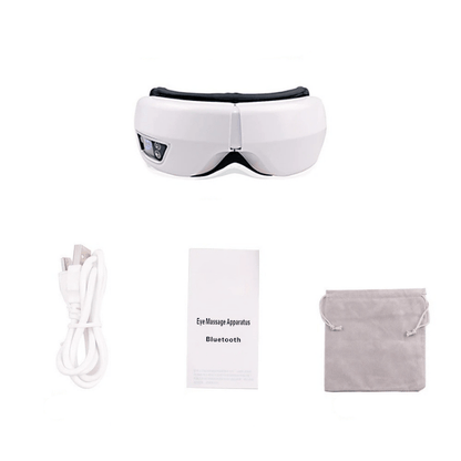 Eyeglow Smart 6D eye massager - air pressure, heat & vibration massage with Bluetooth & folding function