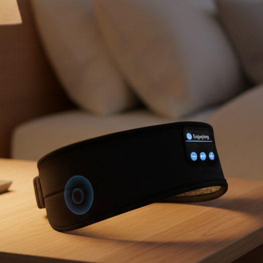 Sleep harmony - 3-in-1 sleep mask with integrated Bluetooth headphones
