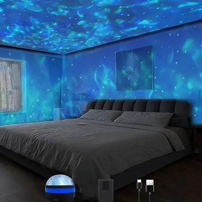 STELLARWAVE – USB-powered starry sky projector lamp for bedroom & parties
