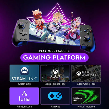 HALLOUT – M10 Cross-Platform Controller with Hall Triggers & Grip Texture